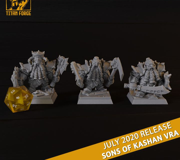Set of Dwarf Warriors