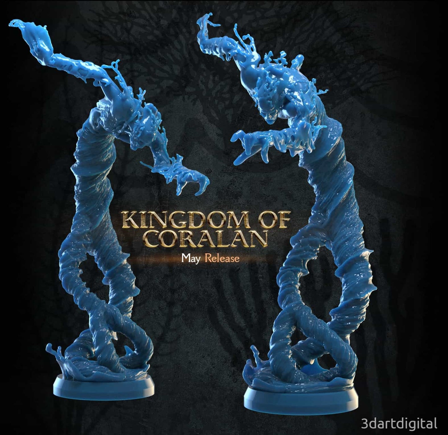 Koraalbewoner Water Element (Coralan Oceanfist the Water Elemental)