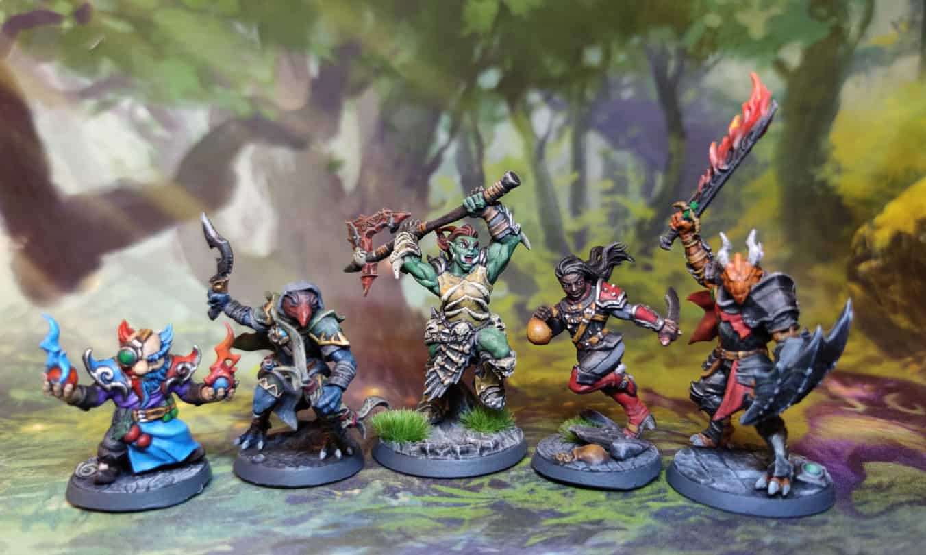 D&D avonturiers set 1 (adventuring party)
