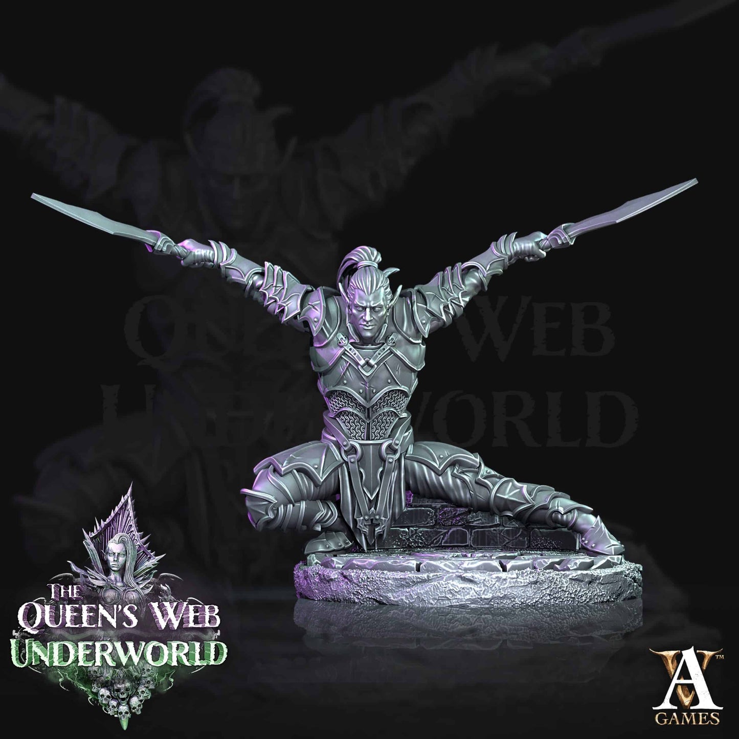 Dark Elf Wormling (poses)