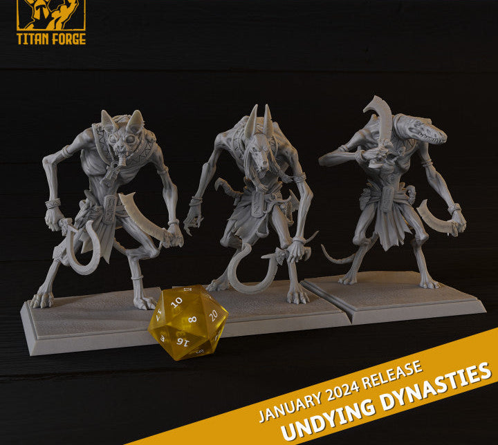Set Undying Dynasties Shabtis / Mummies