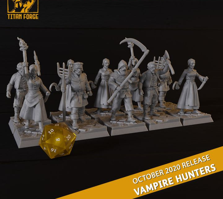 Vampire Hunters Angry Mob Set
