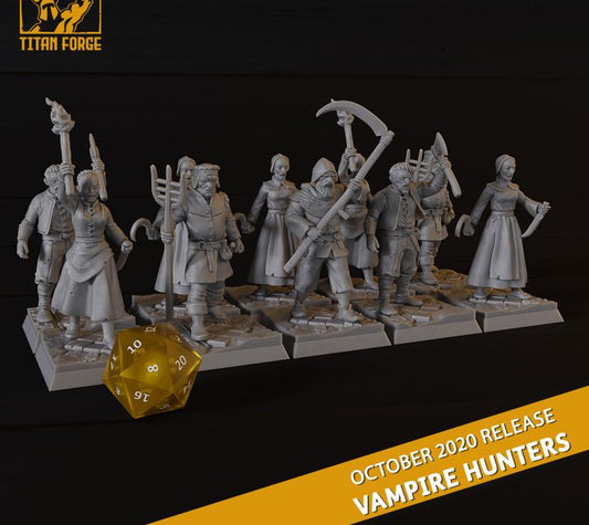 Vampire Hunters Angry Mob Set