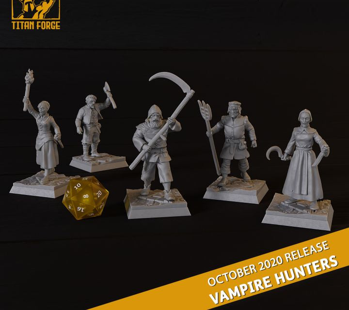 Vampire Hunters Angry Mob Set