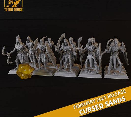 Cursed Sands Ancestral Skeletons army