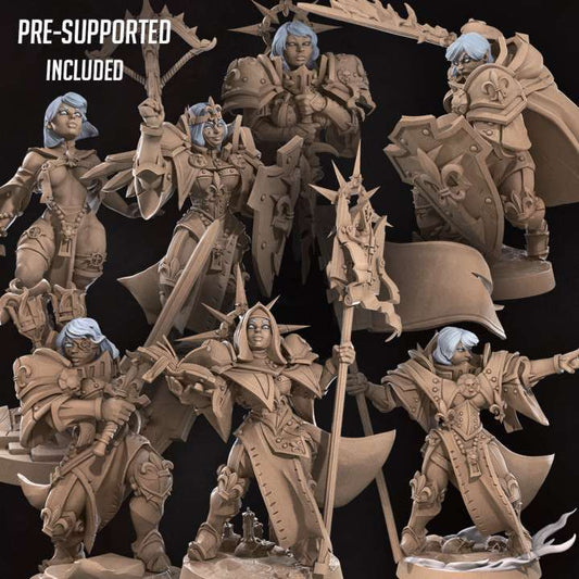Fantasy War Sisters (Poses)(Modular)