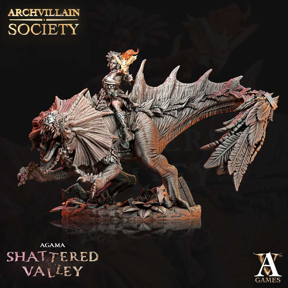 Tiakall, Chiltak Beastlord on Tchoto, Frilled Raptor