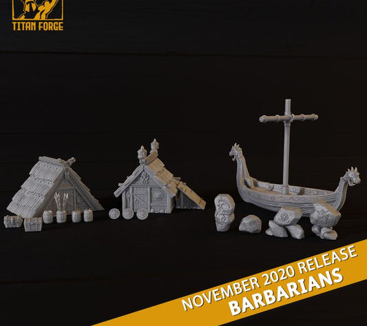 Barbarians Terrain Set
