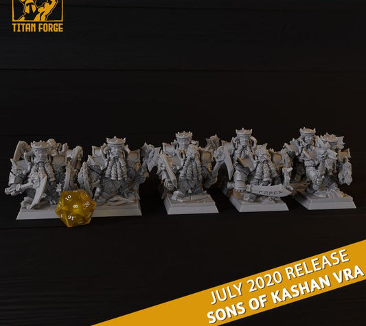 Set of Dwarf Warriors
