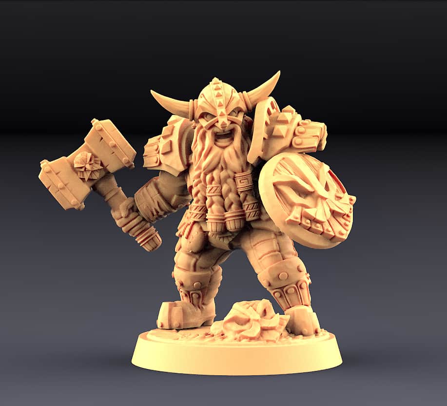 Dwarven Defender - A (Male) Modular