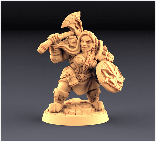 Dwarven Defender - D (Lady) Modular