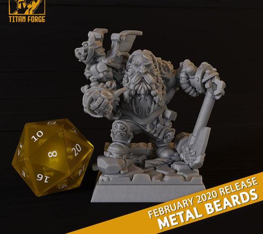 Gargy Dragon Engineer Metal Beards