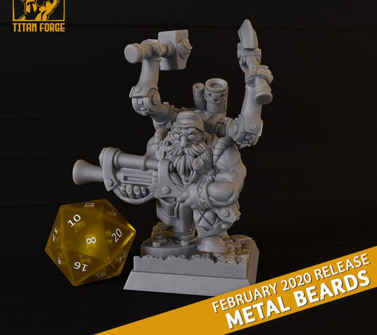Gimron Hammerhand Metal Beards