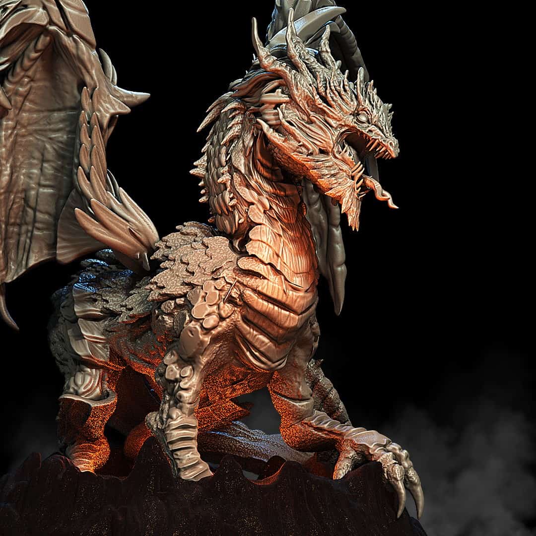 Lava draak (Lava dragon)