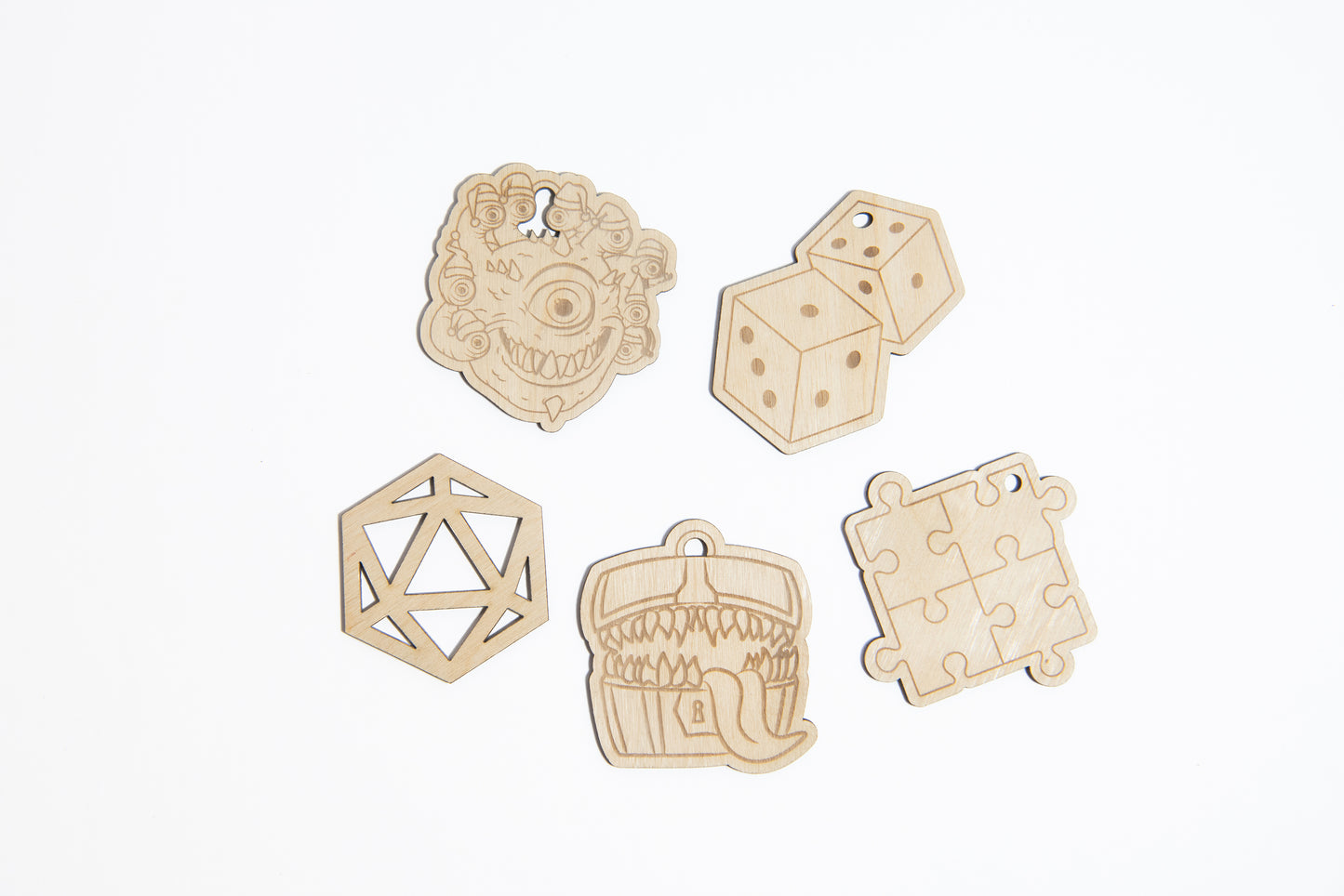 Tree ornaments games set