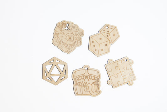 Tree ornaments games set