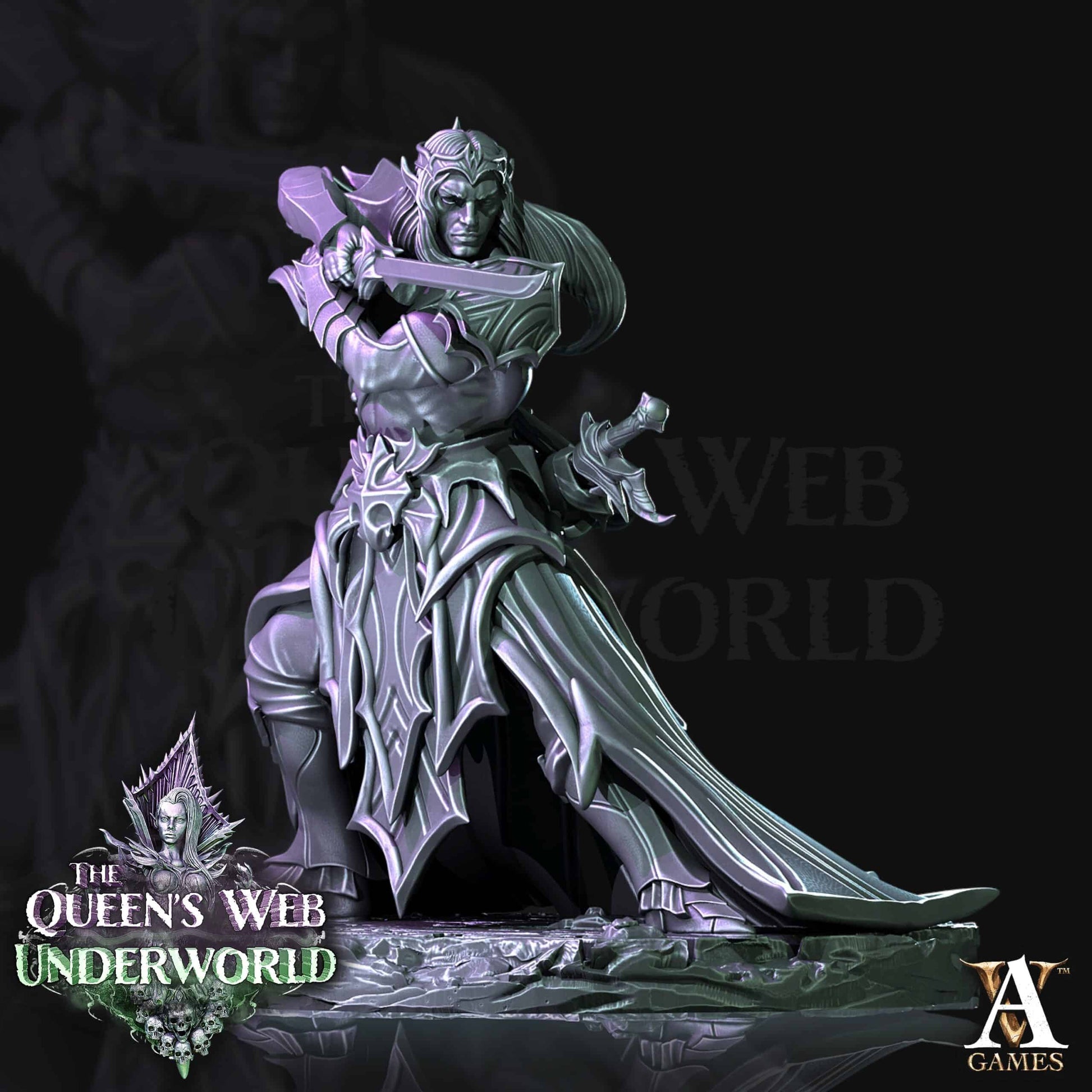 Dark Elf zwaardmeester (Dark Elf Swordmaster)