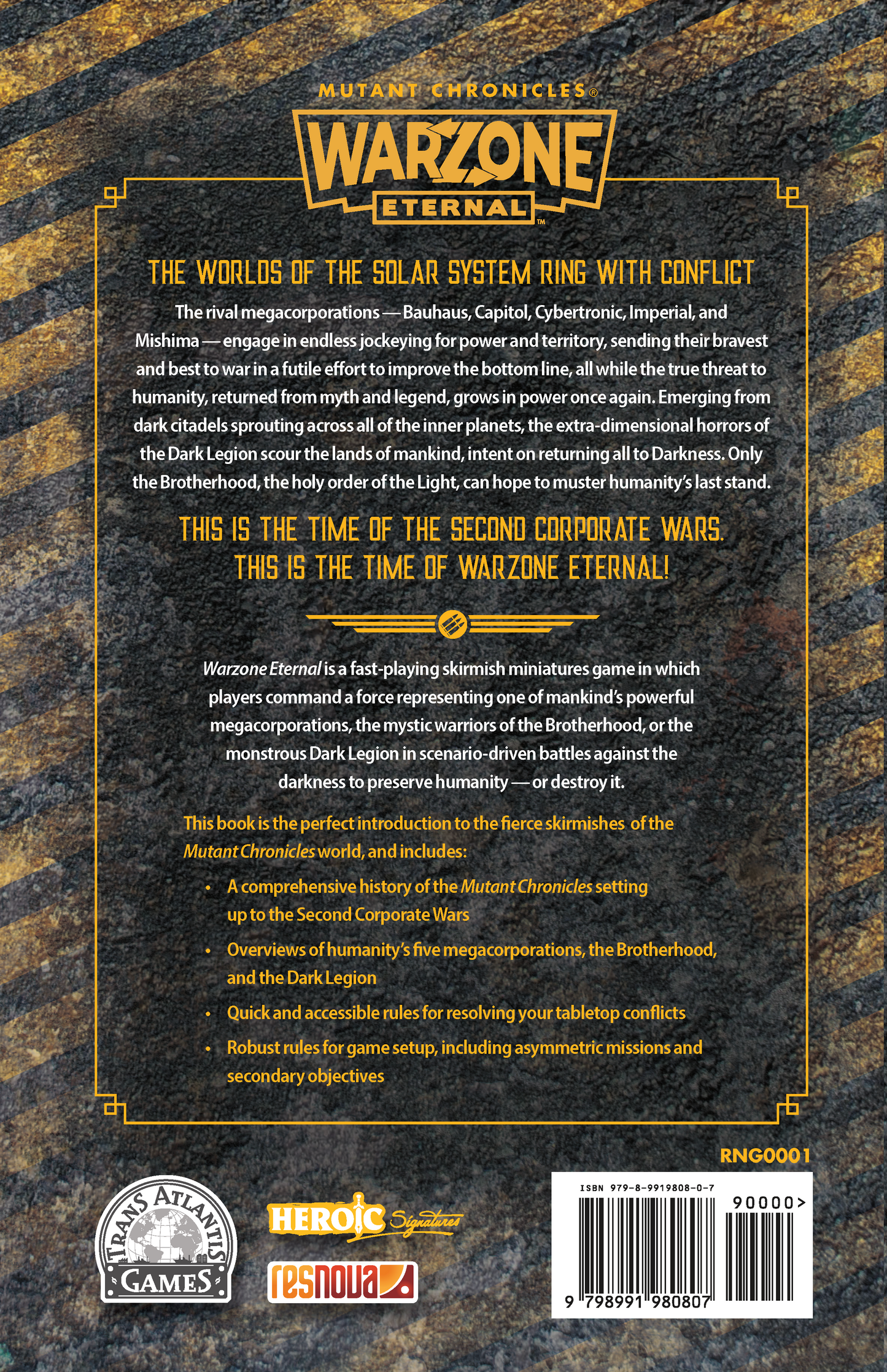 Warzone Eternal: Rulebook