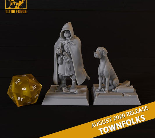 Townfolks Stranger & dog