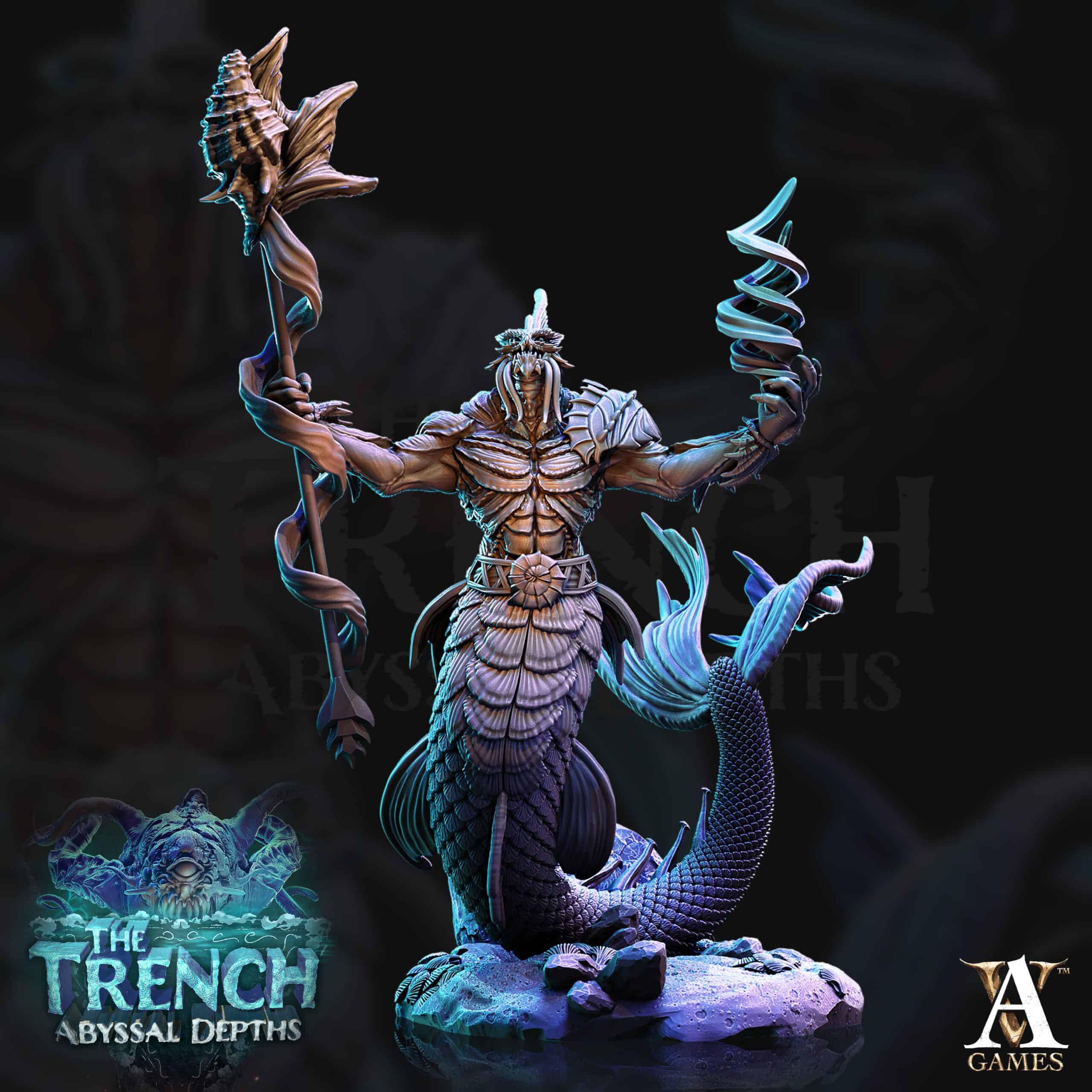 Opt Merrow's Merrow (poses) – Silver Heron Fantasy