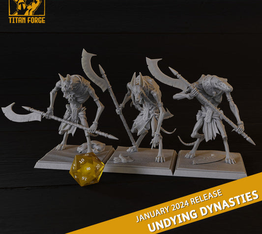 Set Undying Dynasties Shabtis / Mummies
