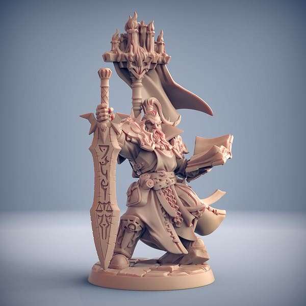 Heer Commandant Casymir (Lord Commander Casymir of the Requiem Order)