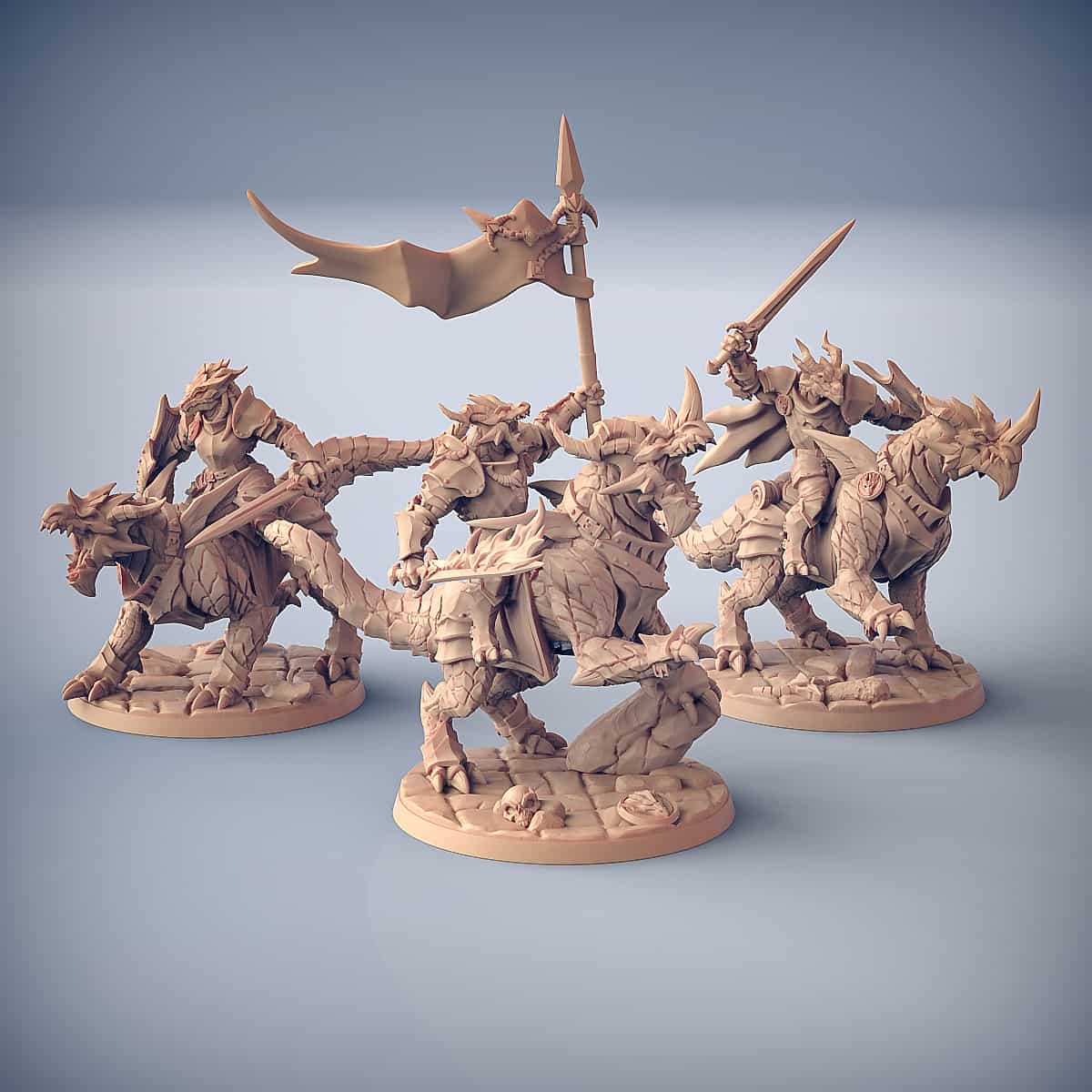 Dragonling Ridder (Dragonling Knights) (poses)