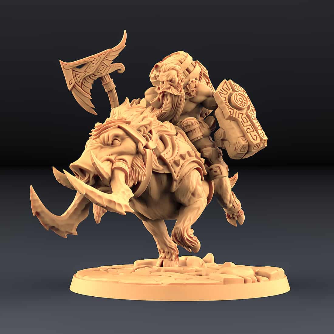 Gino on Wulf-Hog - Dwarven Oathbreakers