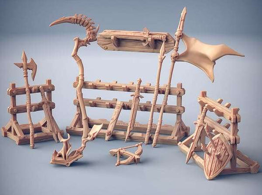 Wapenrek van de Gevallenen van Oldburg (Weapons rack Oldburg Fallen Ones)